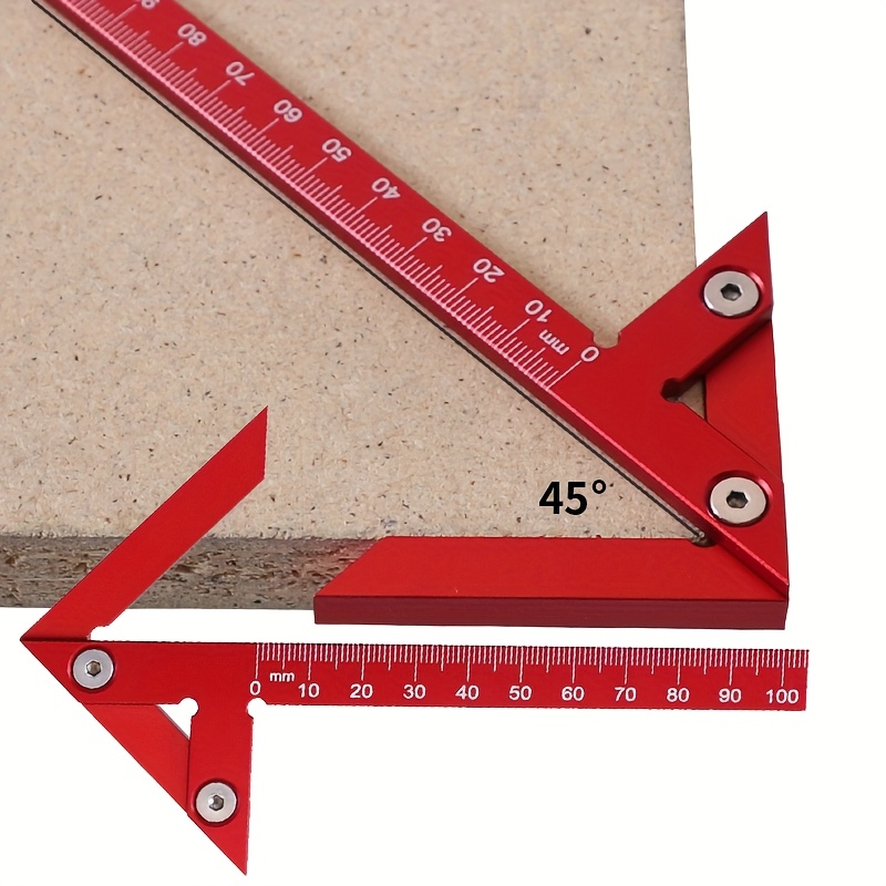 Woodworking Basics - 센터 파인더 라인 게이지 45/90도 각도