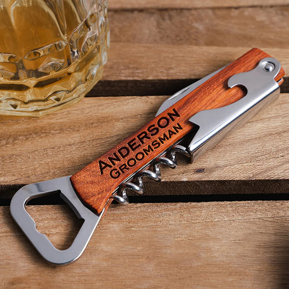 Woodworking Logos - 결혼 선물, 주문 상표 로고 맥주