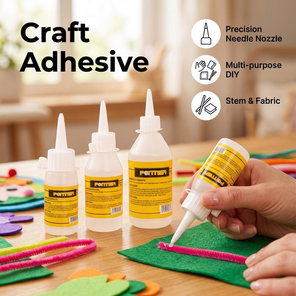 Woodworking Kits For Kids - 30/50/100ml 액체 실리콘 접착제 종이 스티커