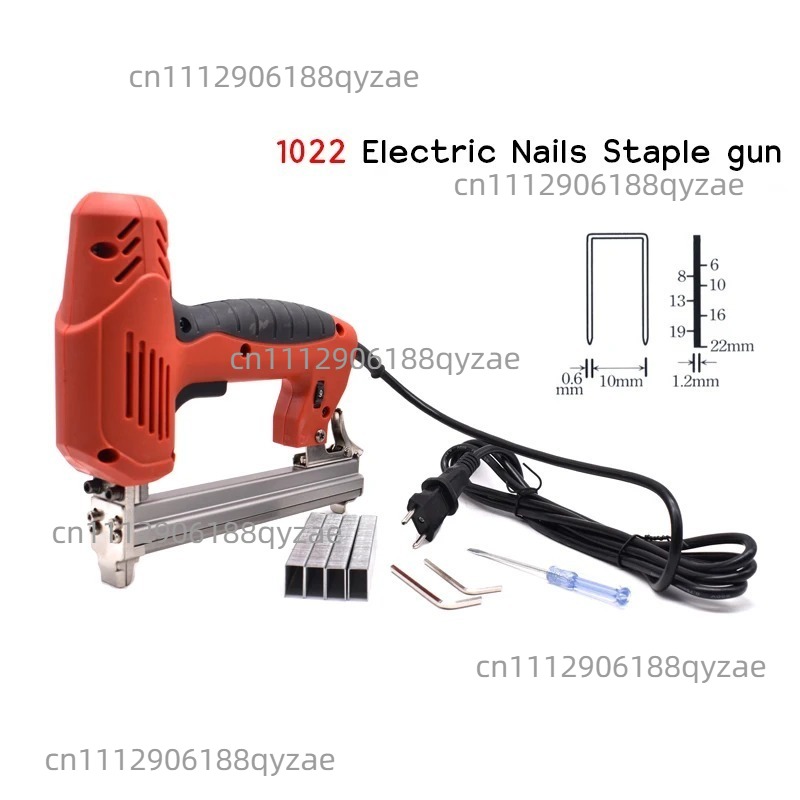 Woodworking Nail Gun - 전기 네일 스테이플 건 조절 가능