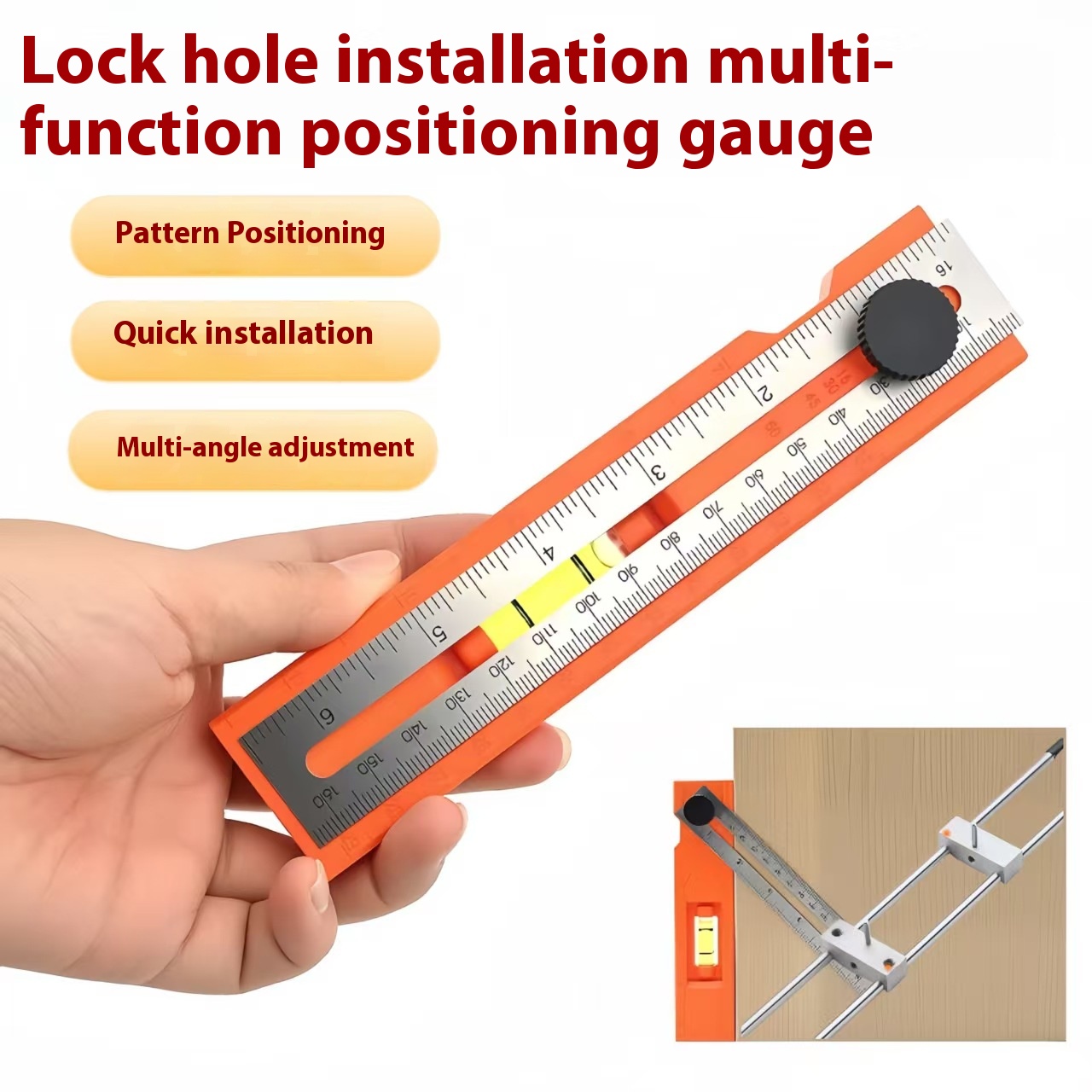 다용도 깊이 측정자 조절 가능한 목공 다각도 마킹자 위 - Woodworking Basic Tools 리뷰 및 가격