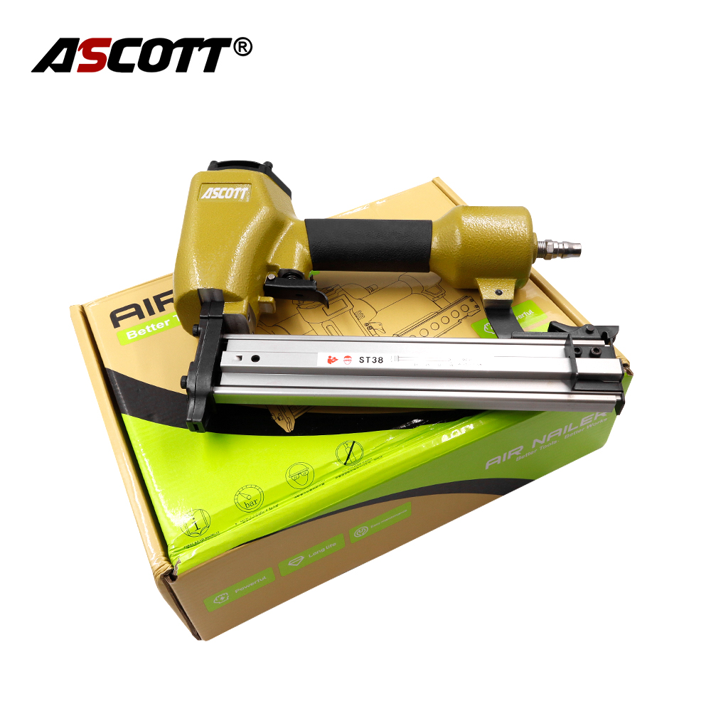 아스코트 14Ga 공압식 콘크리트 네일러 ST38 프레 - Woodworking Nail Gun 리뷰 및 가격