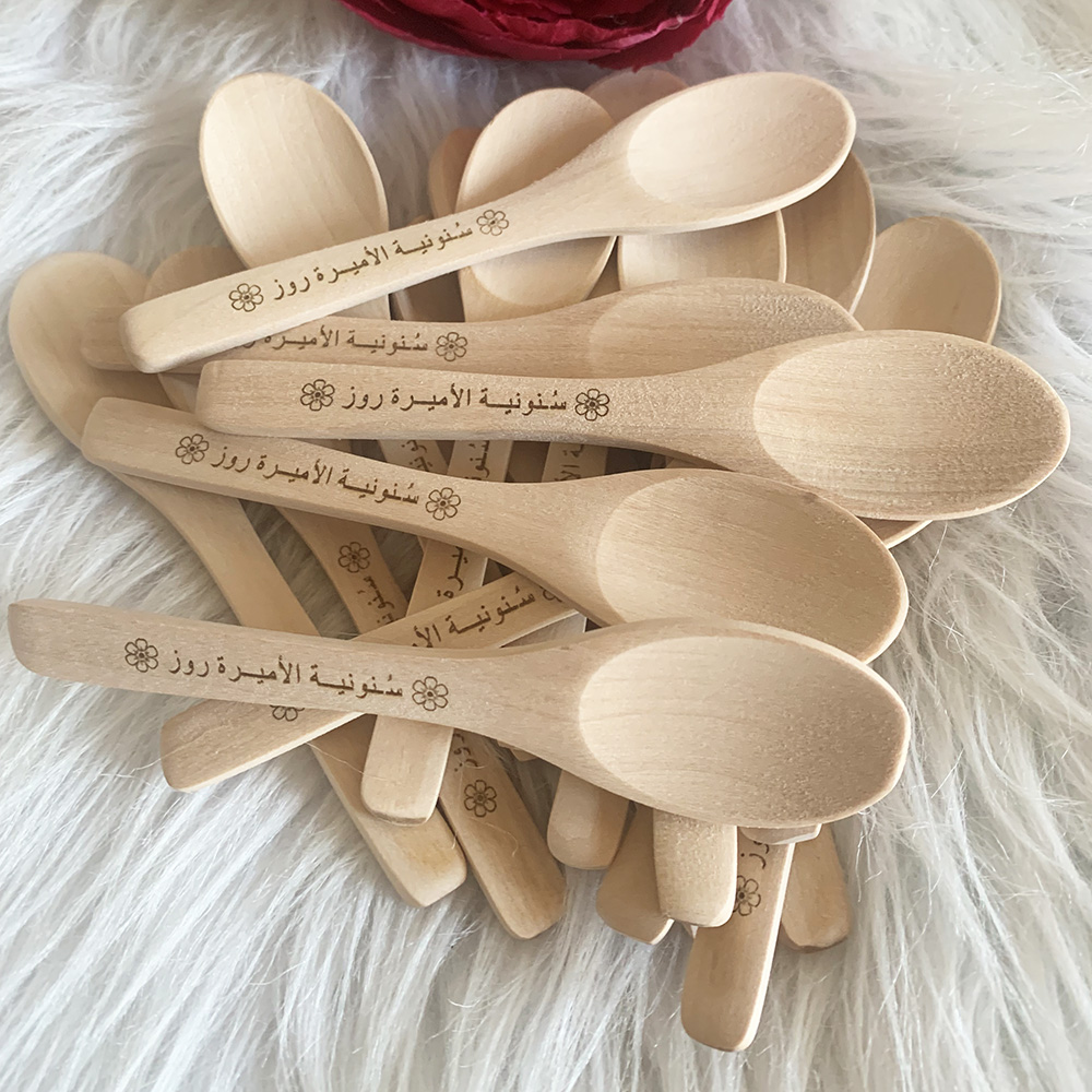 맞춤 로고 나무 숟가락 꿀 커피 티스푼 맞춤형 주방 요 - Woodworking Logos 리뷰 및 가격