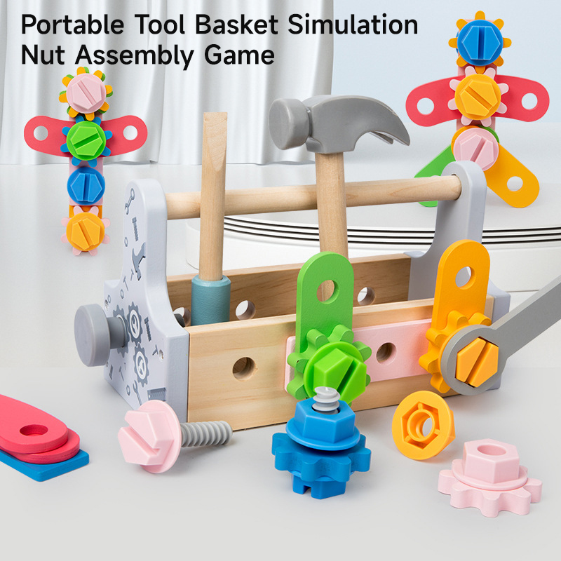 어린이용 나무 공구함 DIY 나사 수리 키트 장난감 놀 - Woodworking Kits For Kids 리뷰 및 가격