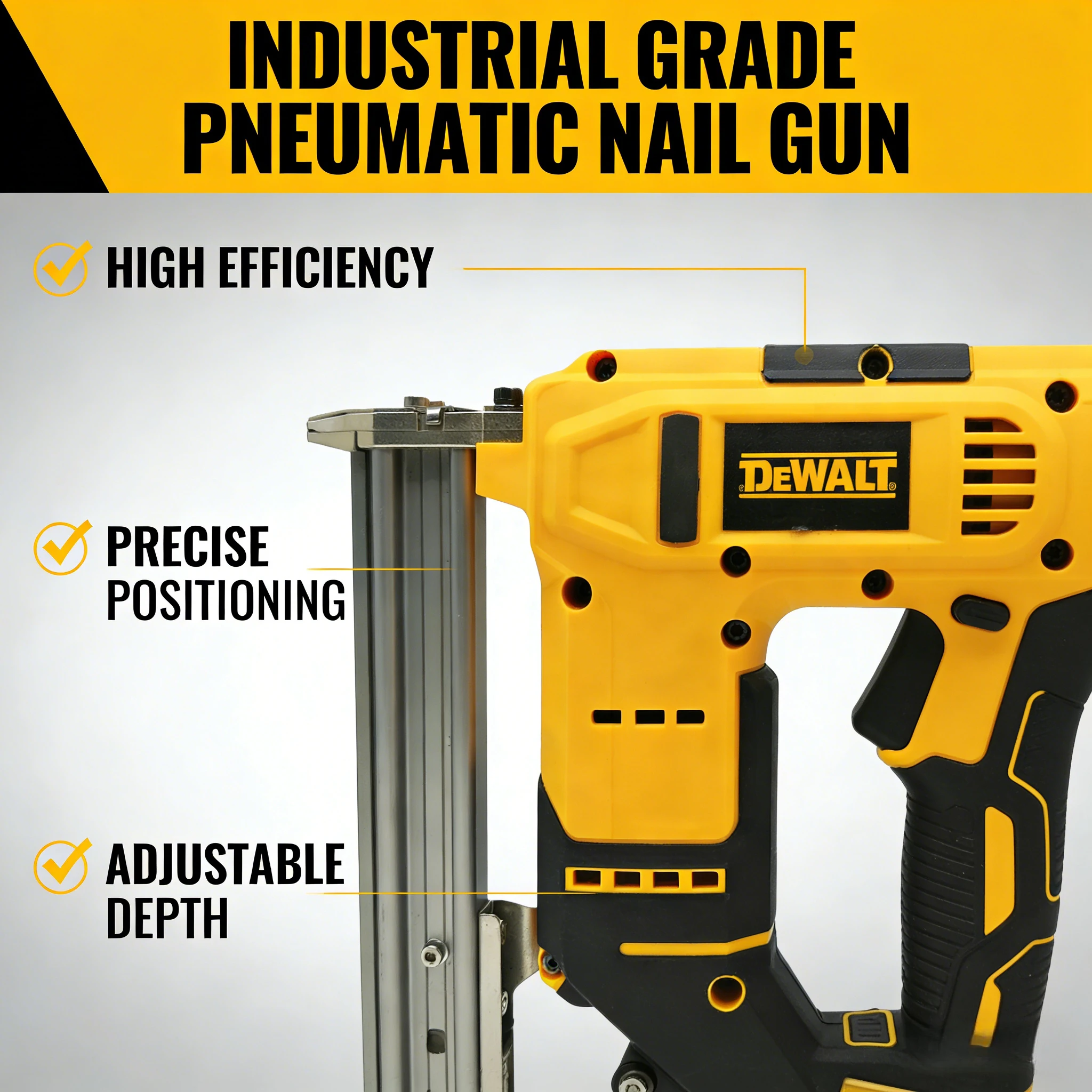 디월트 컴팩트 18 게이지 무선 네일건: 정밀 트림 및 - Woodworking Nail Gun 리뷰 및 가격