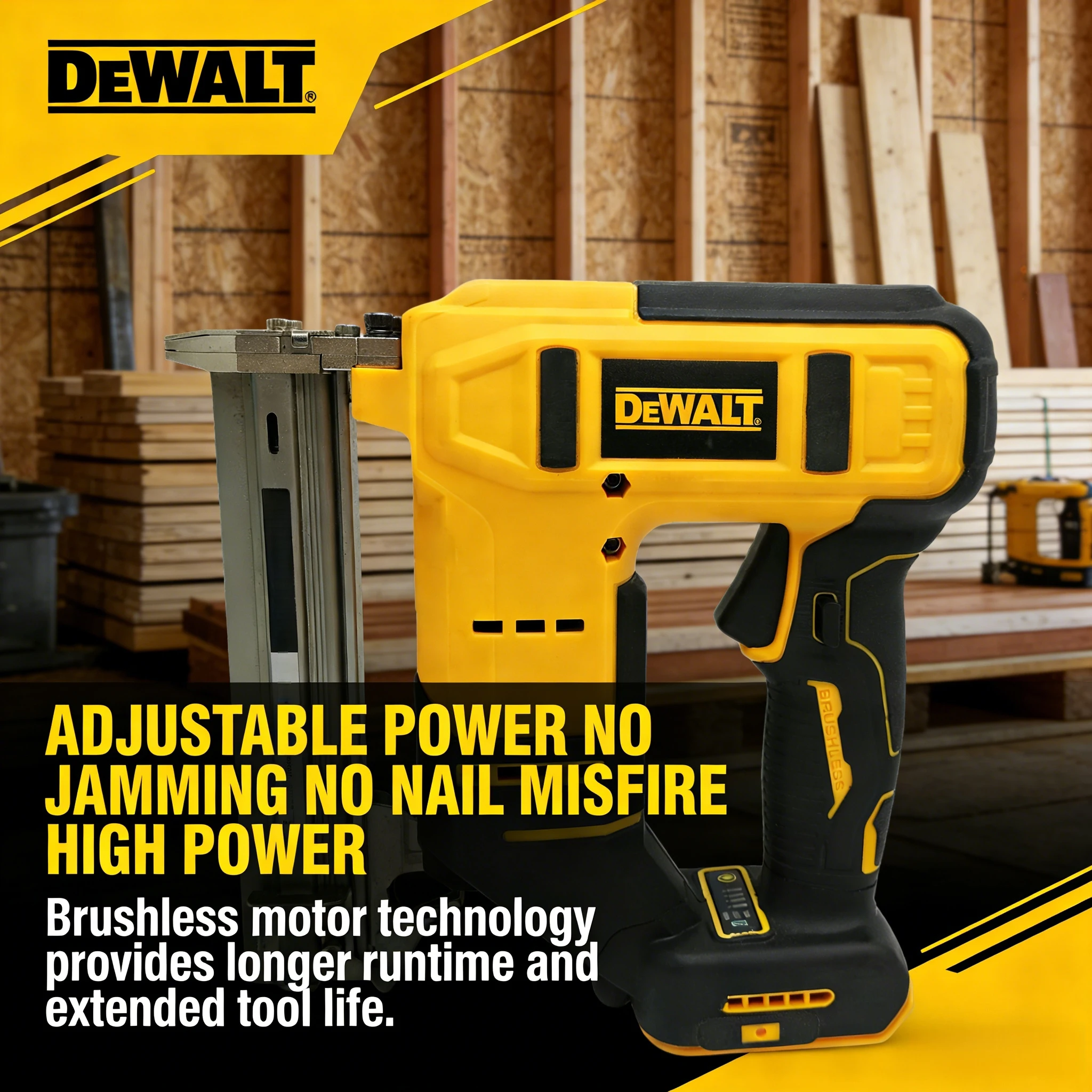 디월트 컴팩트 18 게이지 무선 네일건: 정밀 트림 및 - Woodworking Nail Gun 리뷰 및 가격