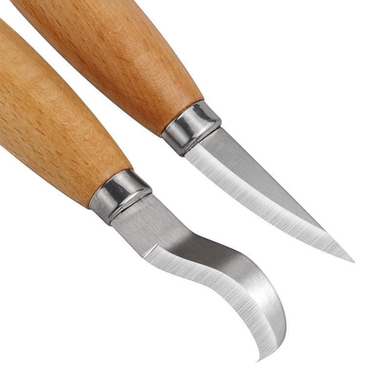스테인리스 철 조각 칼 너도밤나무 손잡이 곡선형 직선형 - Woodworking Basics 리뷰 및 가격