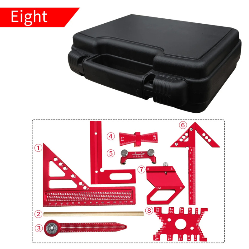 목공용 알루미늄 각도기 세트 (박스 포함) 정밀 목수용 - Woodworking Plans Free 리뷰 및 가격
