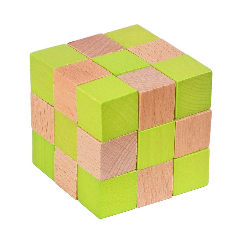 나무 뱀 큐브 퍼즐 IQ 논리 훈련 두뇌 자극 문제 해 - Woodworking Kids Toys 리뷰 및 가격