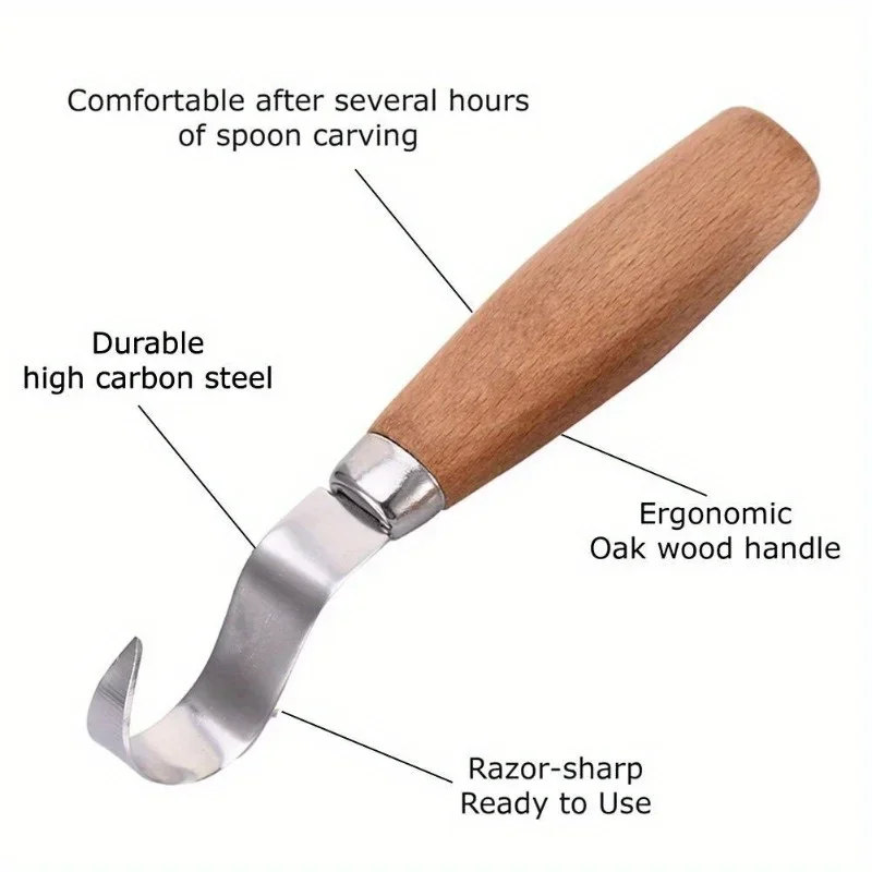 목공 조각칼, 치즐, 훅 나이프, 조각 도구, 인체공학 - Woodworking Basics 리뷰 및 가격