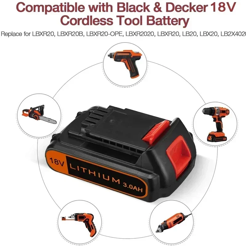 블랙 & 데커 20V 배터리 용 18V 3.0Ah BL - Black+Decker Tool Cordless 리뷰 및 가격