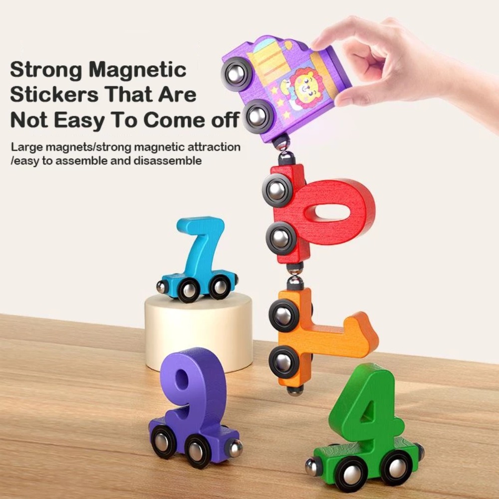 1세트 0-10 숫자 디지털 기차 장난감 화려한 자석식 - Woodworking Kids Toys 리뷰 및 가격