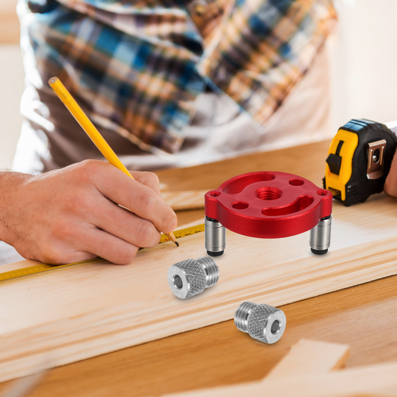 1세트 목공 드릴 펀치 위치 지정 도구 정확한 수직 드 - Woodworking Boards 리뷰 및 가격