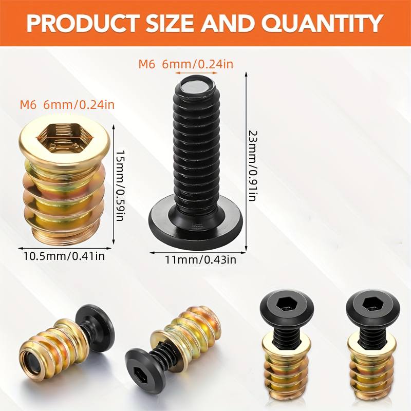 10PCS 너트 나사 삽입물 조합 도구 키트 목재 가구 - Woodworking Basic Tools 리뷰 및 가격