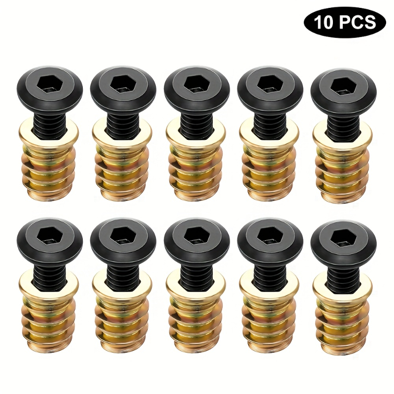 10PCS 너트 나사 삽입물 조합 도구 키트 목재 가구 - Woodworking Basic Tools 리뷰 및 가격