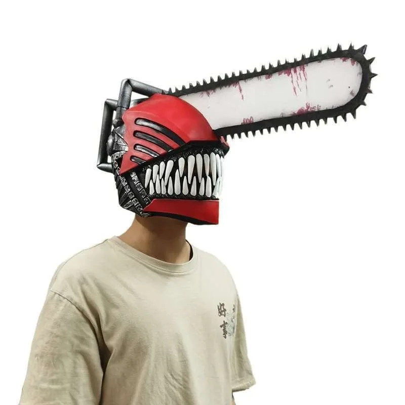 체인소맨 포치타 마스크 할로윈 코스튬 파티 의상 소품  - Woodworking Mask 리뷰 및 가격
