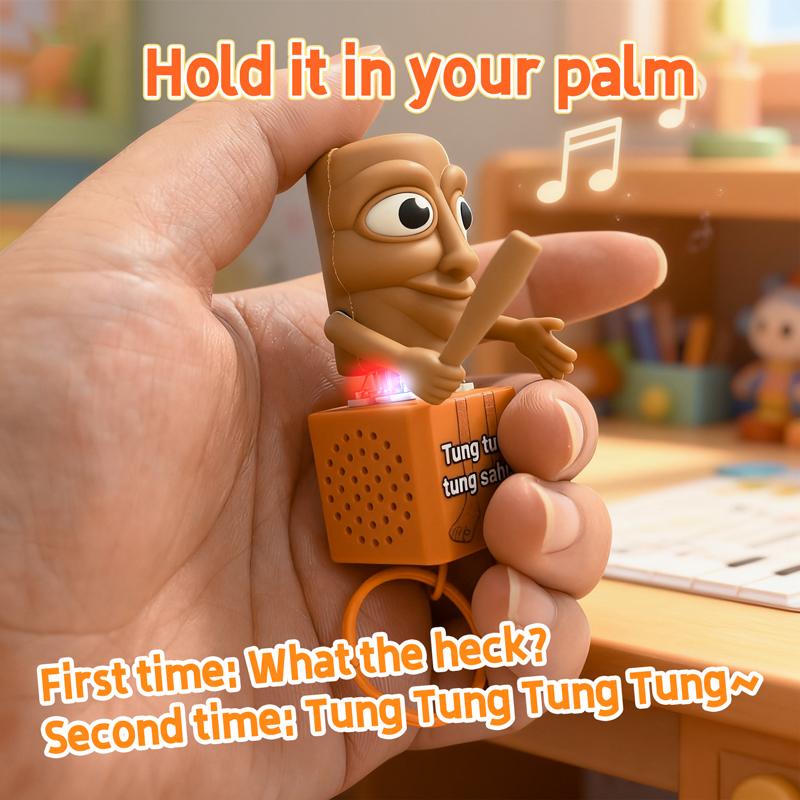 새로운 Tung Tung Tung Sahur 키 체인  - Woodworking Kids Toys 리뷰 및 가격