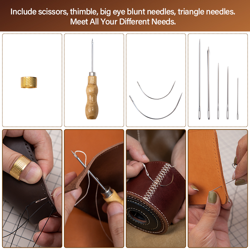WUTA 가죽 수리 키트 신발 봉제 가구 소파 수리 작 - Woodworking Basic Tools 리뷰 및 가격