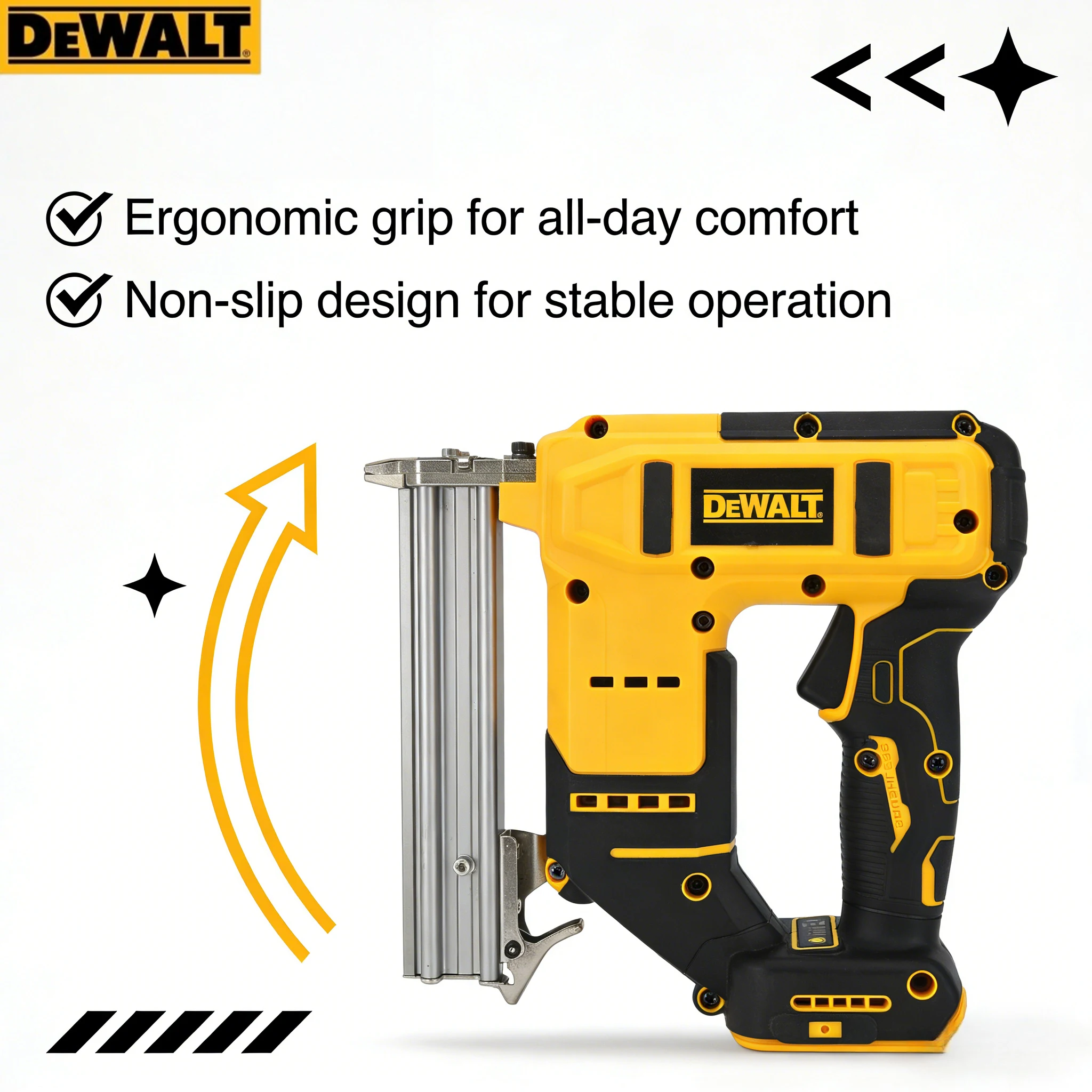 디월트 컴팩트 18 게이지 무선 네일건: 정밀 트림 및 - Woodworking Nail Gun 리뷰 및 가격